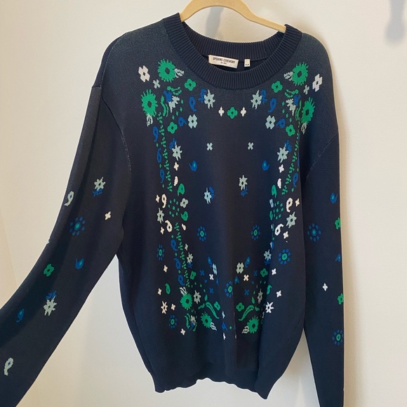 Opening Ceremony *like new* Jacquard Sweater 💙💚 - Picture 6 of 7
